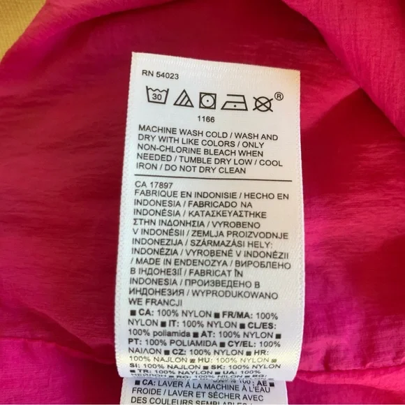 Athleta x Alicia Keys Keys High Waist Utility Pants Women 8 Hot Pink Nylon Cargo - Picture 11 of 16